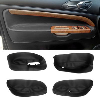 Vänsterstyrd För Skoda Superb 2002 2003 2004 2005 2006 Mikrofiberläder Bil Dörr Armstöd Panelöverdrag Skydd Dekorationslist