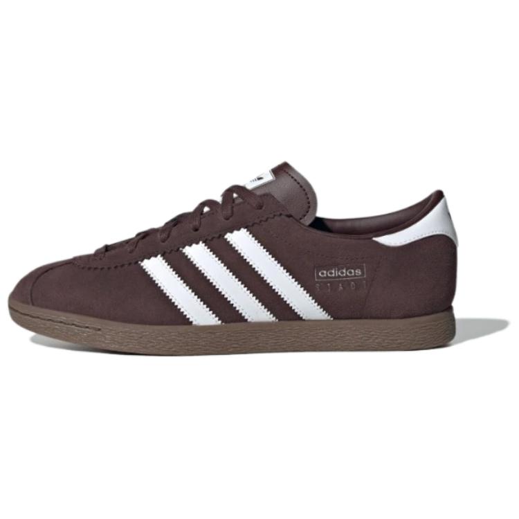 Adidas Stadt Velvet Brown Unisex Sneakers Shadow-Brown Cloud-White Gum JR9553