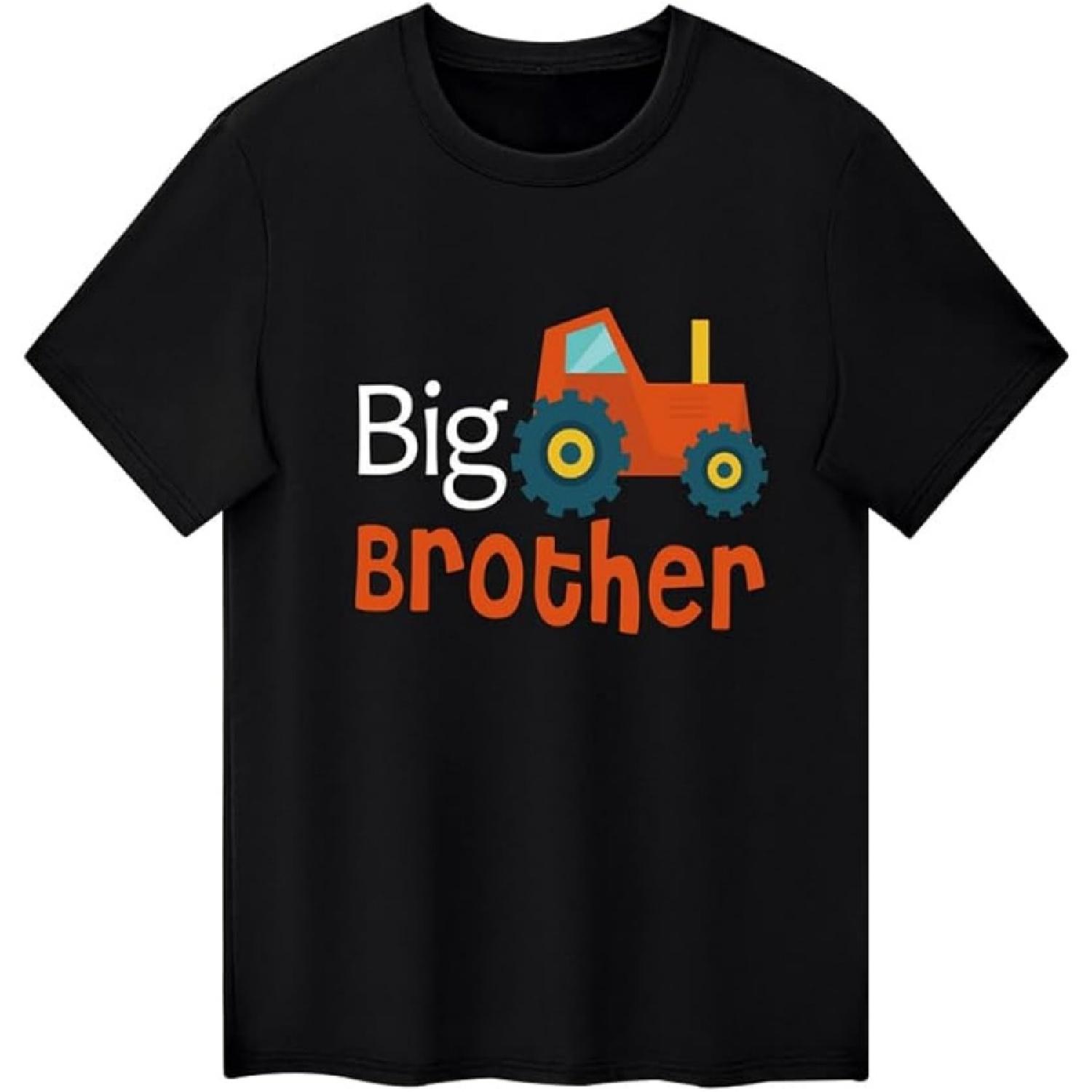 Xinhuida Kids Boys Big Brother T Shirts Tops Toddler Baby Tees Outfit Short Sleeve Clothes Older Brother Announcement Gift XXXXXL разноцветный