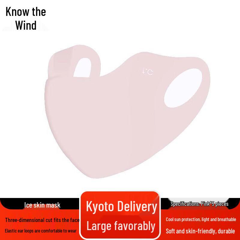 Ice Silk Breathable Summer Sun Protection Face Mask