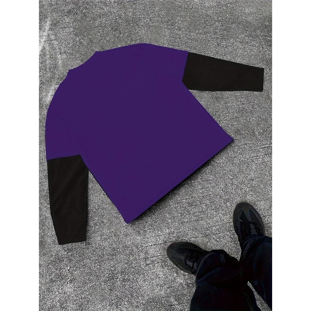 Men'S High Street Hip-Hop Dark Style Double Sleeve Print T-Shirt, a Fashionable New Arrival for Spring