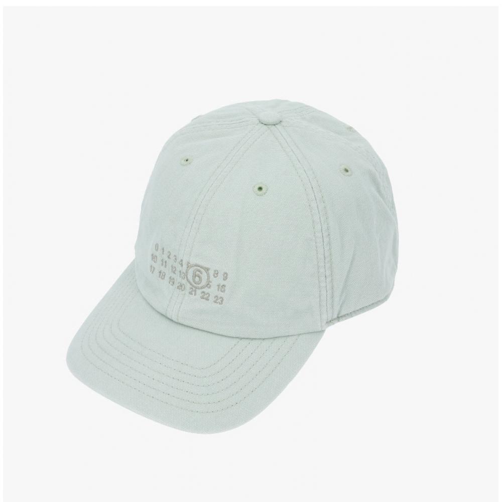 Maison Margiela Mm6 Logo Baseball Cap Sh0tc0008 M35346