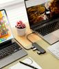 SYONG Usb Hub USB-A Male 4-in-1High-Speed USB Hub 3 Usb2.0 and 1 Usb3.0 Multiport Expander, Fast Transfer,Laptop,Mouse, Camera,