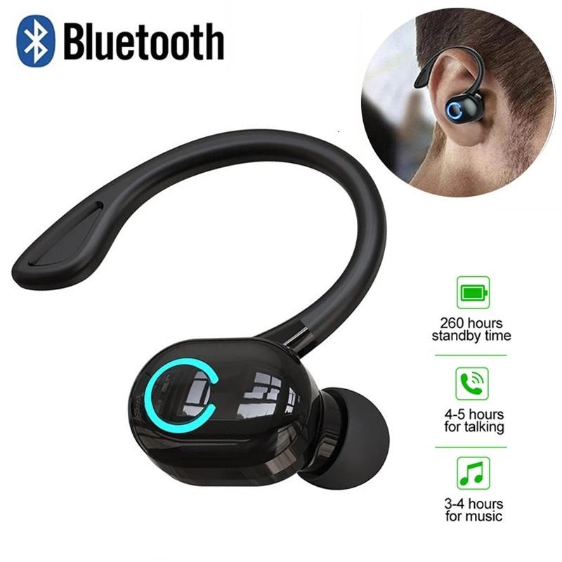 Wireless Headset Bluetooth 5.2 Earphone HiFi Stereo Waterproof Business Headphones Handsfree Earpiece With Mic For iPhone Xiaomi