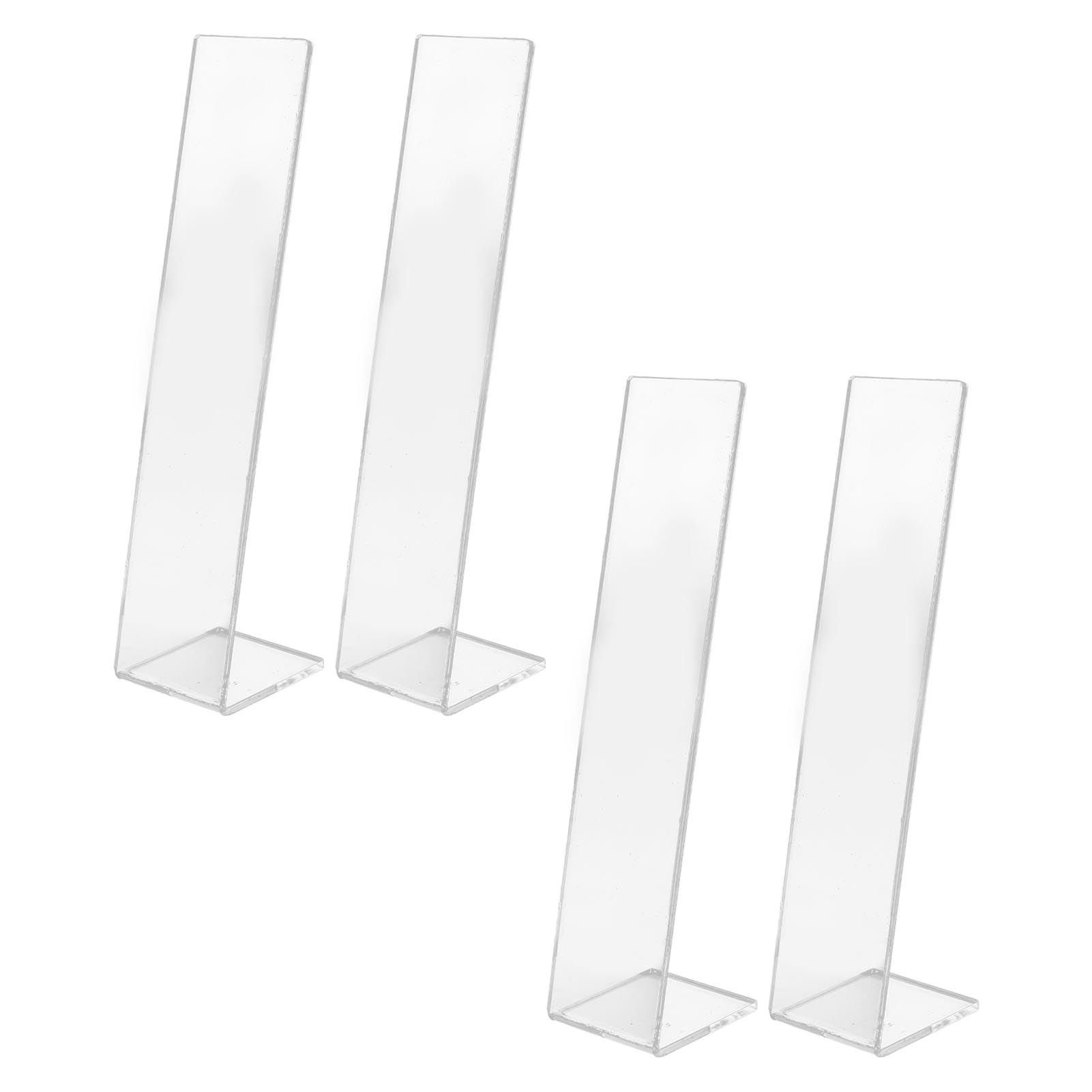 

4 Pcs Acrylic Hair Band Display Stand Hair Clasp Hair Clasp Jewelry Display Holder for Shop Transparent