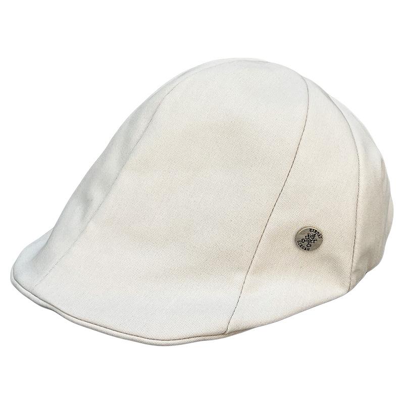 Mengling Suit Material Duckbill Hat Japanese Forward Hat Beret Female Breathable Big Top Shows Small Face Versatile