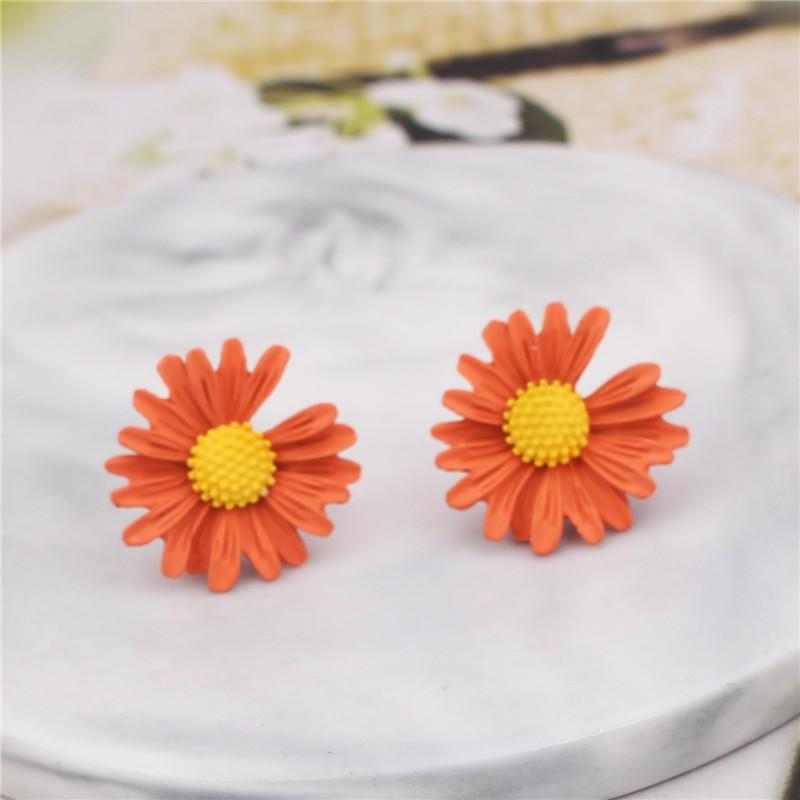 Koreanische Neue Doppel-schichten Blume Tropfen Ohrringe für Damen Übertrieben Frauen Floral Ohrringe Modeschmuck aretes de mujer