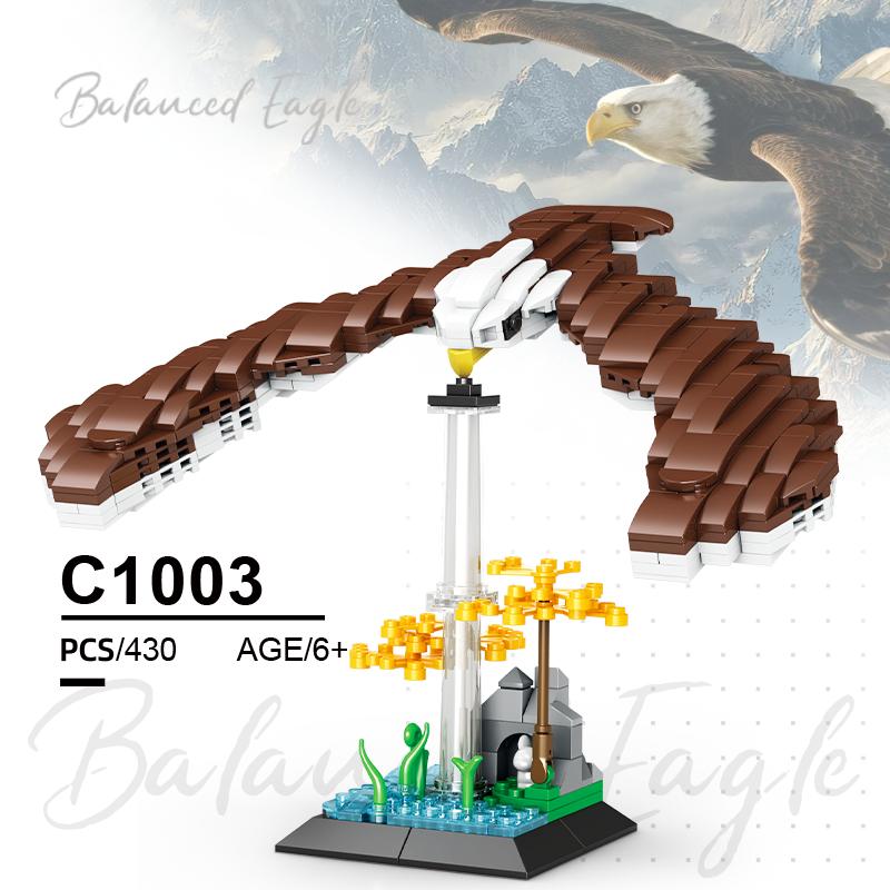 

WOMA Toys C1003 430 шт. набор строительных блоков «Балансирующий орел» игрушки для детей и взрослых