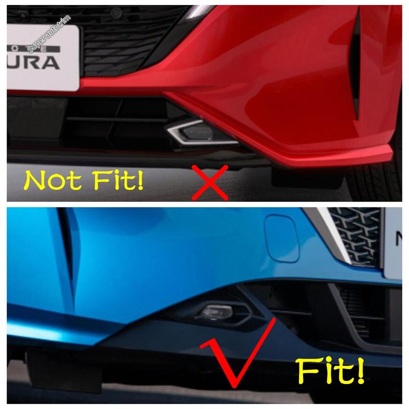Exterior Parts For Nissan Note E13 Rearview Mirror / Fog Light Foglight Lamp Decor Frame / Door Handle Cover Trim ABS