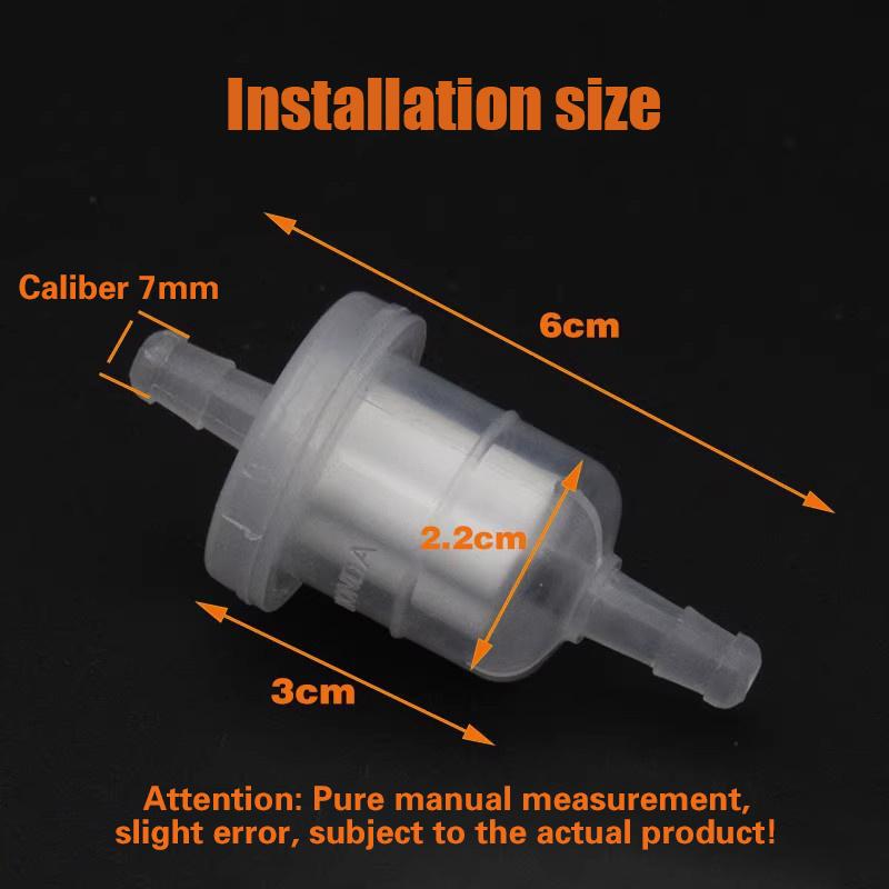 Motorcycle Fuel Filter Gasoline Gas Oil 110/125/150/175/200 Engine For Car Scooter Dirt Bike ATV Fuel Petrol Filters Accessories