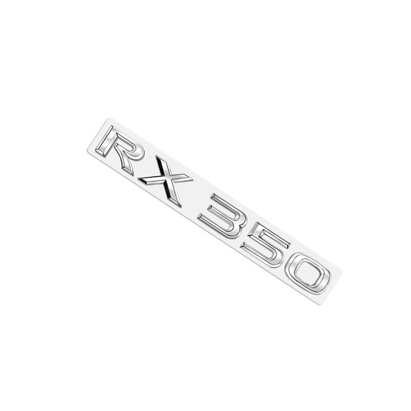 Metal Emblem Car Sticker Badge Decal Body Trunk Decor for Lexus Hybrid GS300 GS430 GS460 GX400 NX300 RX300 Chrome Silver