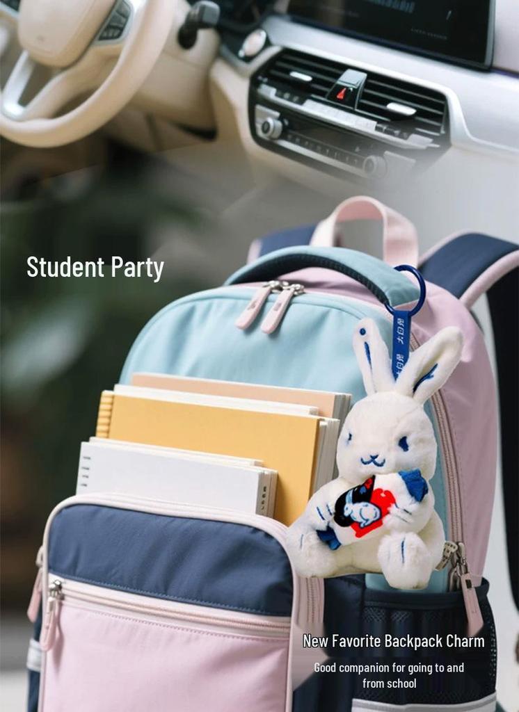 White Rabbit Plush Keychain: Birthday Gift & Souvenir for Kids & Girlfriend
