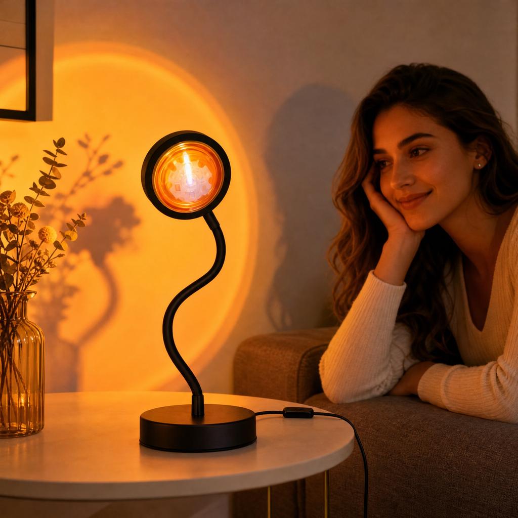 Projection Lamp for Photography, Night Light Decorative for Bedroom Living Room
