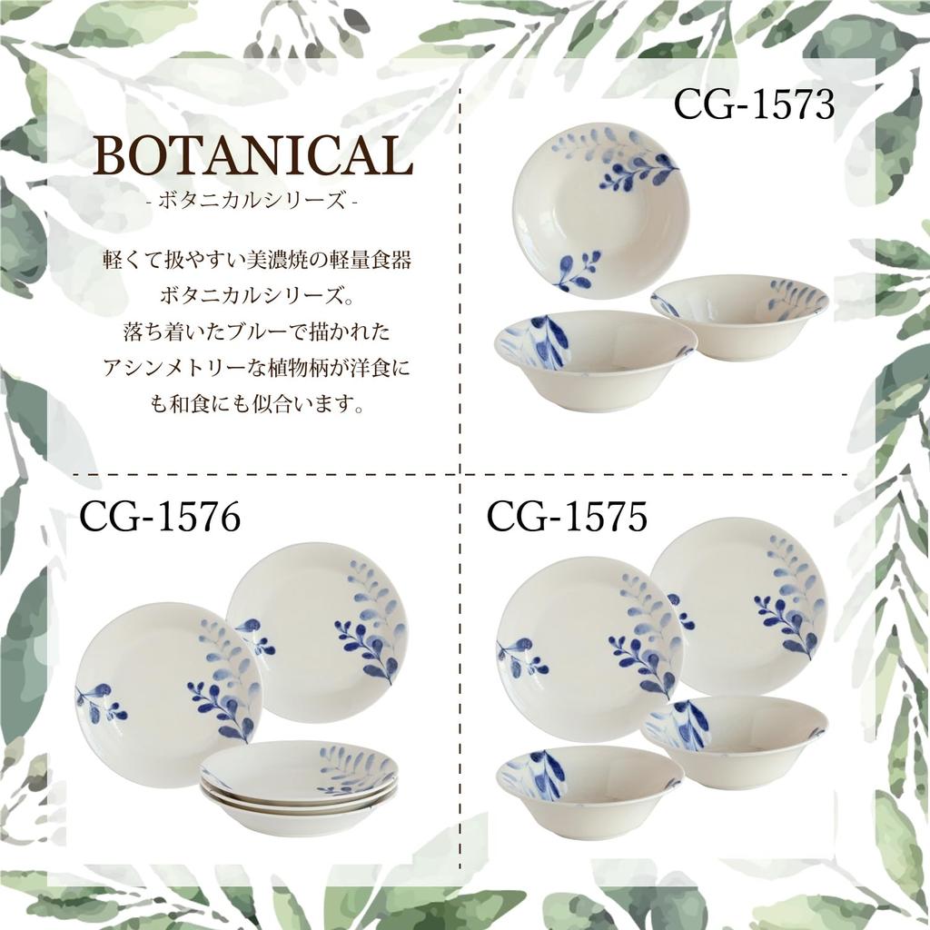 Dolce Duo CG-1576: Set of 5 Curry and Pasta Dishes, Lightweight, Made In Japan