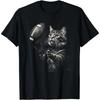 Rugby Cat Funny Animal Sports Kitten Women Men T-Shirt All Seasons  Soft Material Machine Washable Streetwear