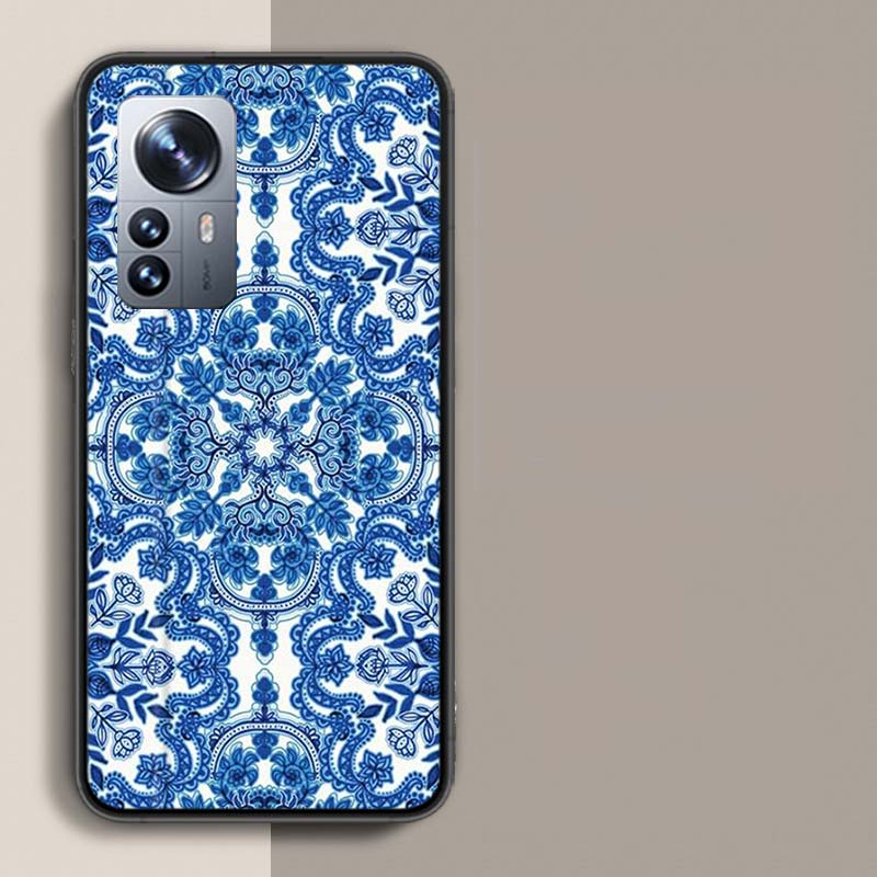 Blue White Porcelain Pattern Phone Case For Redmi Note 15 Pro 5G 14 13 12 Pro Plus 11 11T 11E 11S 10 Pro 10S 9 9S Cover Cell Cle