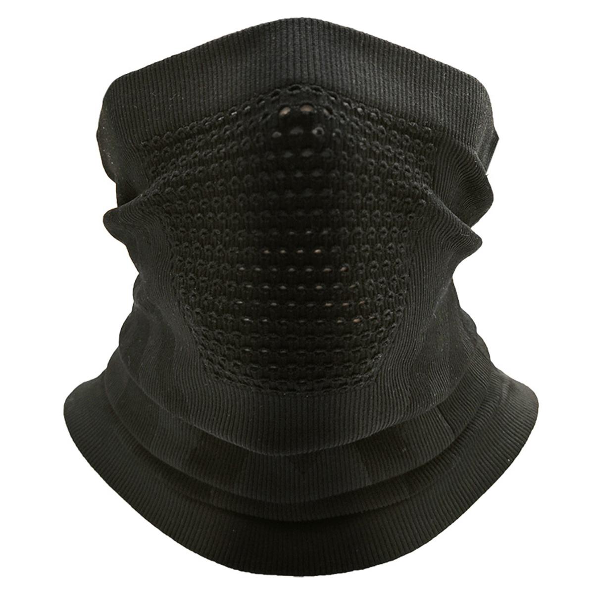 

Winter Neck Warmer Gaiter Warm Polar-Fleece Balaclava Unisex Full Face Mask Winter Sports Cap Skiing Face Cover Neck Warmer чёрный