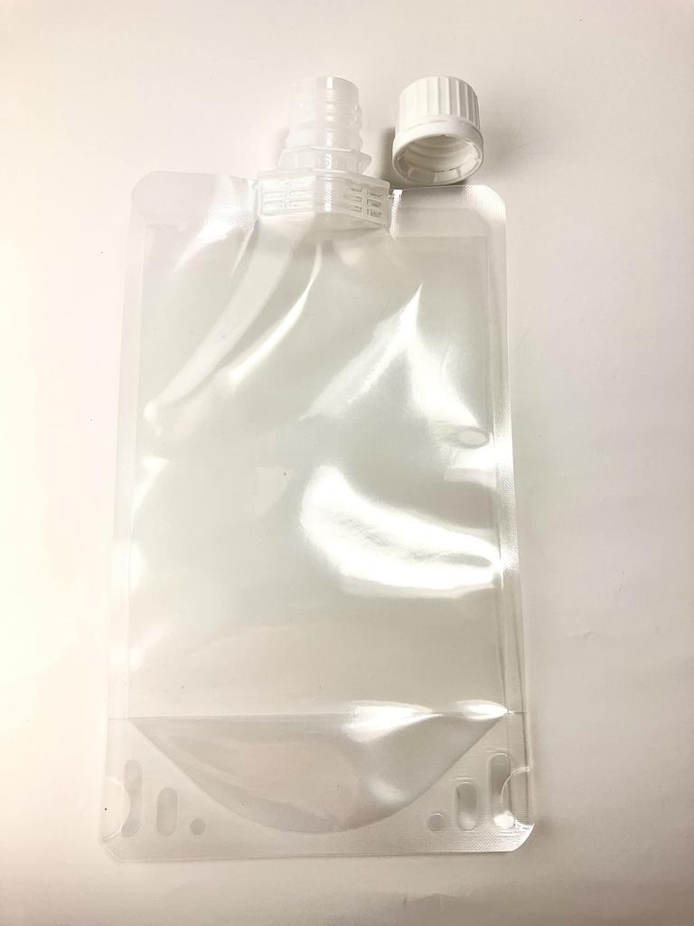 Transparent 300ml Pouch with Spout 10 10 Food Cosmetic Small Camping Cap, Pouch, Pieces, Ibis300, Pieces, Refill, Refill, Capacity, Portable, Travel,
