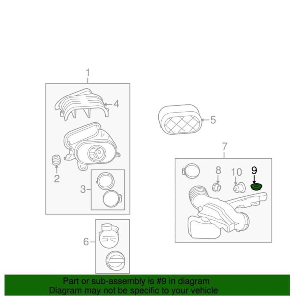 New Air Intake Grommet 25178714