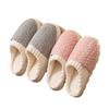 Cotton slippers autumn and winter outdoor home couple warm plush thickened fluffy slippers shoes