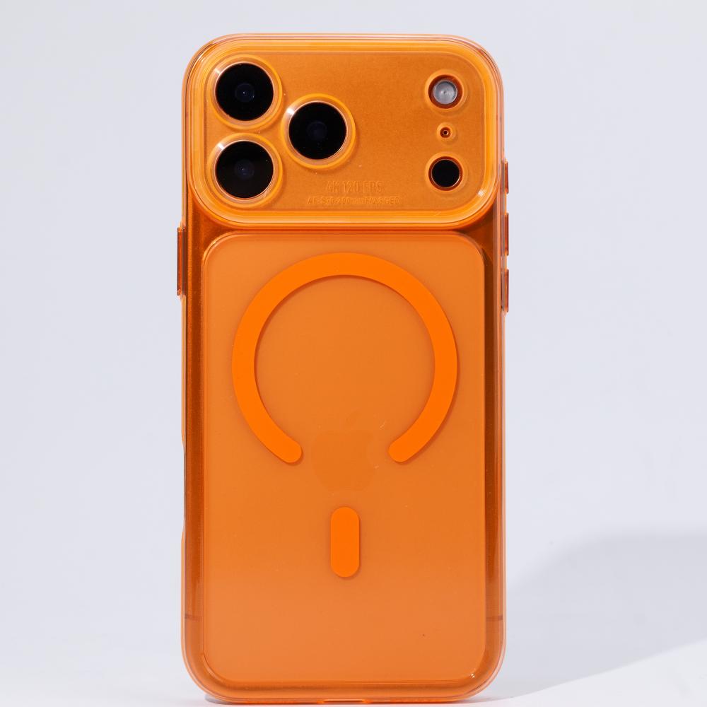 Applicable to iPhone17ProMax matte semi-transparent lens mobile phone case with Ai camera button, the new 17Pro fine hole magsafe magnetic suction