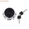 Y4UA Metal Gas Caps And Lock Set Easy Install Motorcycle Caps & Ignition Lock Set for SV650 SV1000 GSF1250 GSXR1000