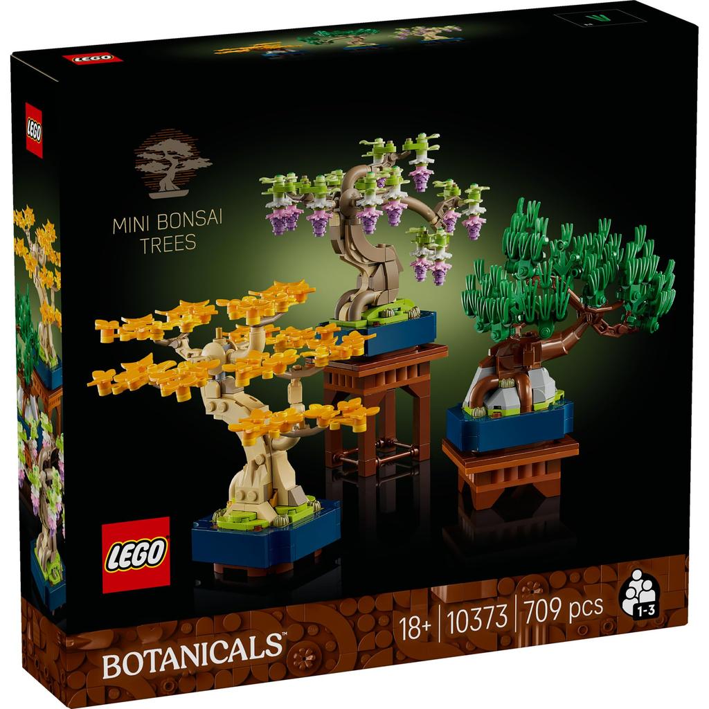 LEGO Botanical Mini Bonsai Toy, Birthday Gift, Building Blocks, Houseplant, Faux Greenery, Art, Painting, 10373