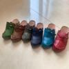 Women's Summer Flat Round Toe Sandals Retro Button Sandals Mary Jane Comfortable Shoes Women