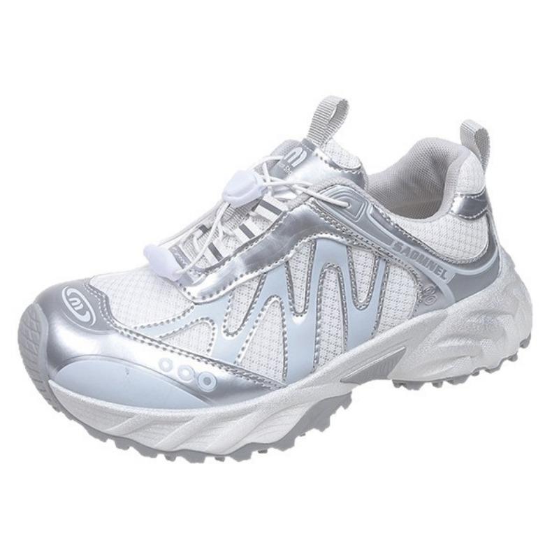 Casual retro breathable mesh women's summer fashion versatile color matching design comfortable sports running shoes