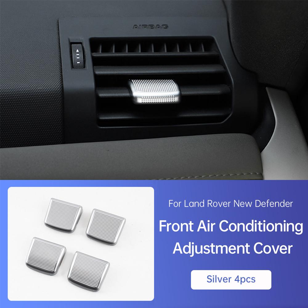 For Land Rover Defender 2020 -2025 Car Front and Rear Air Conditioning Vent Adjustment Lever Cover Interior Decorative Sequins XS4