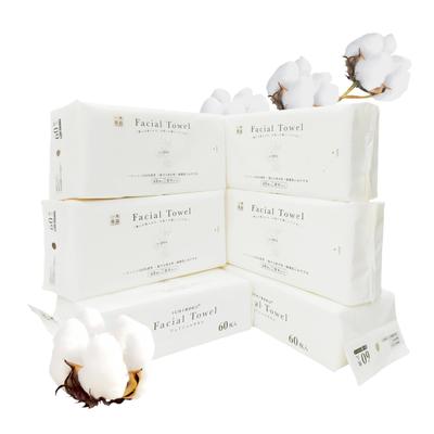60 Sheets X 6 Sets Cleansing Fluffy and for Face for Sensitive Hand Face Makeup No Facial Wash Instant Moisture Dry and Soft To the Gentle Moisture