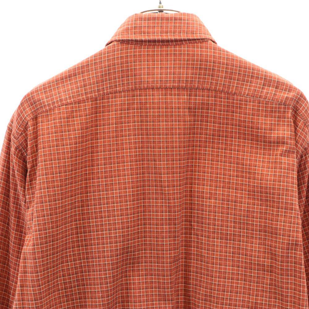 RRL 90s Old Initial Tag Red 3 Stars Long Sleeve Check Shirt S Brick Type Men's Used