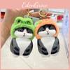 Plush Cartoon Cute Cat Keychain Soft And Fluffy Keyring For Bag Accessories