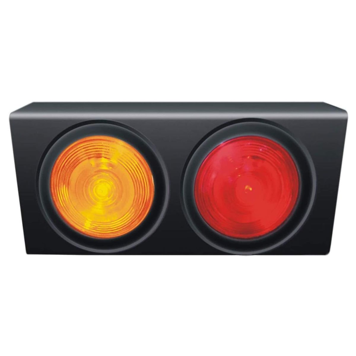 

2 Face Rear Light Assembly Tail Lights with Metal Body and 12v Bulbs Suitable for Trucks Trailers Cars Buses Off Road Vehicles and Universal