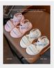 Girls Sandals 2025 Summer New Little Girl Little Princess Roman Shoes Children Soft Sole Korean Version of Beach Shoes