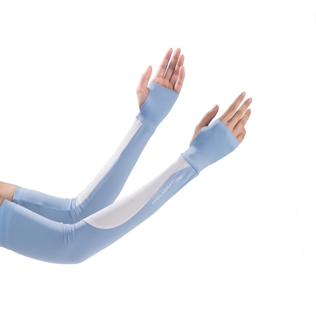 Ice Silk Sun Protection Arm Sleeves for Women - UV-Resistant, Breathable, and Cooling for Outdoor Cycling