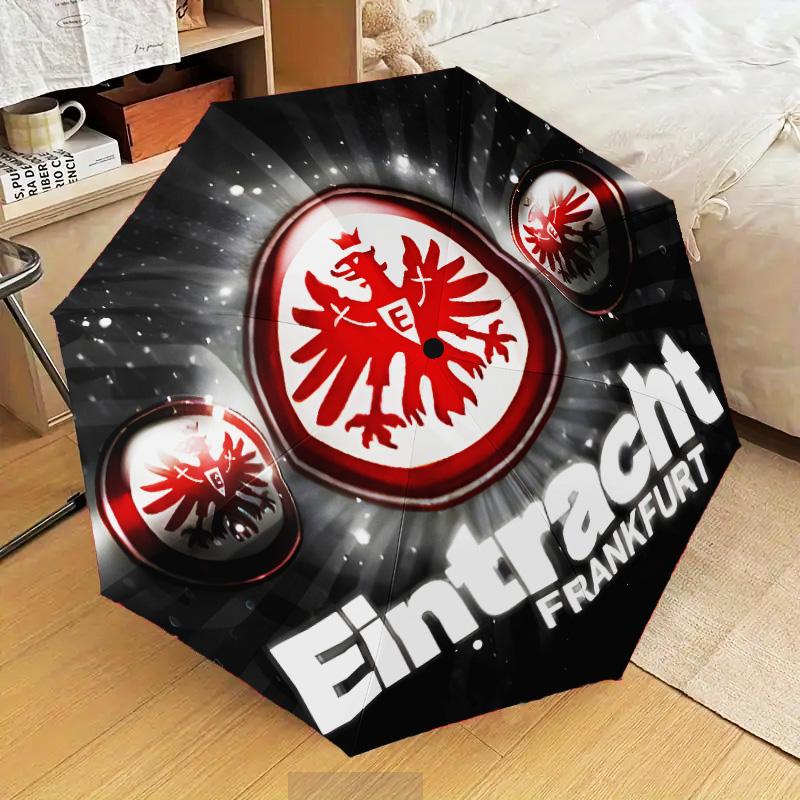 Eagle Crest Frankfurt Emblem Automatic Folding Umbrella - 8-Rib Travel Umbrella with Auto Open/Close & Portable Gifts for Holidays or Birthdays