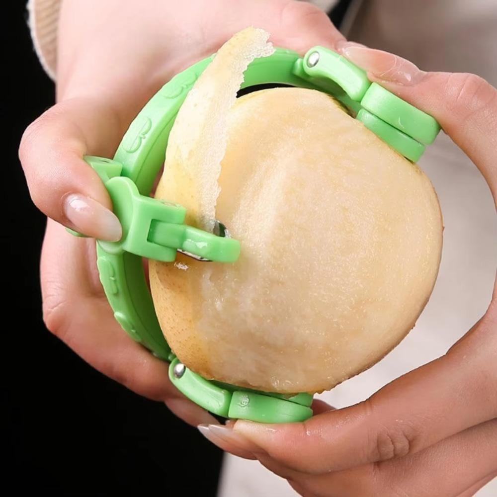 3Pcs Manual Rotating Fruit Peeler Foldable Vegetable Peeler Multi-purpose Fruit Peeling Tool  Home