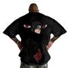 Naruto Men Womens Itachi Uchiha Printed Japanese Anime 2026 Summer New Hotseling Short Sleeved Fashion Cotton Printed Tshirt