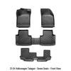 Volkswagen Tayron 21-24 Eco-Friendly 3D High-Edge TPE Floor Mats
