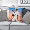 CConan GGray Wishbone Various Sizes Square Pillow Case For Car Home Bedchamber Decor Custom Valentine gift