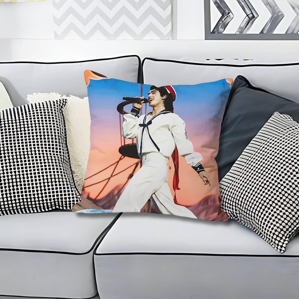 CConan GGray Wishbone Various Sizes Square Pillow Case For Car Home Bedchamber Decor Custom Valentine gift
