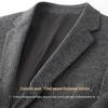 FIRS Men's Thickened Wool Blend Business Casual Blazer