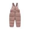 Warm Winter Baby Boys Overalls Down Pants Children Thick Pant Girls Boys Warm Trousers Kids Leggings Toddler Overalls Black Pink Green