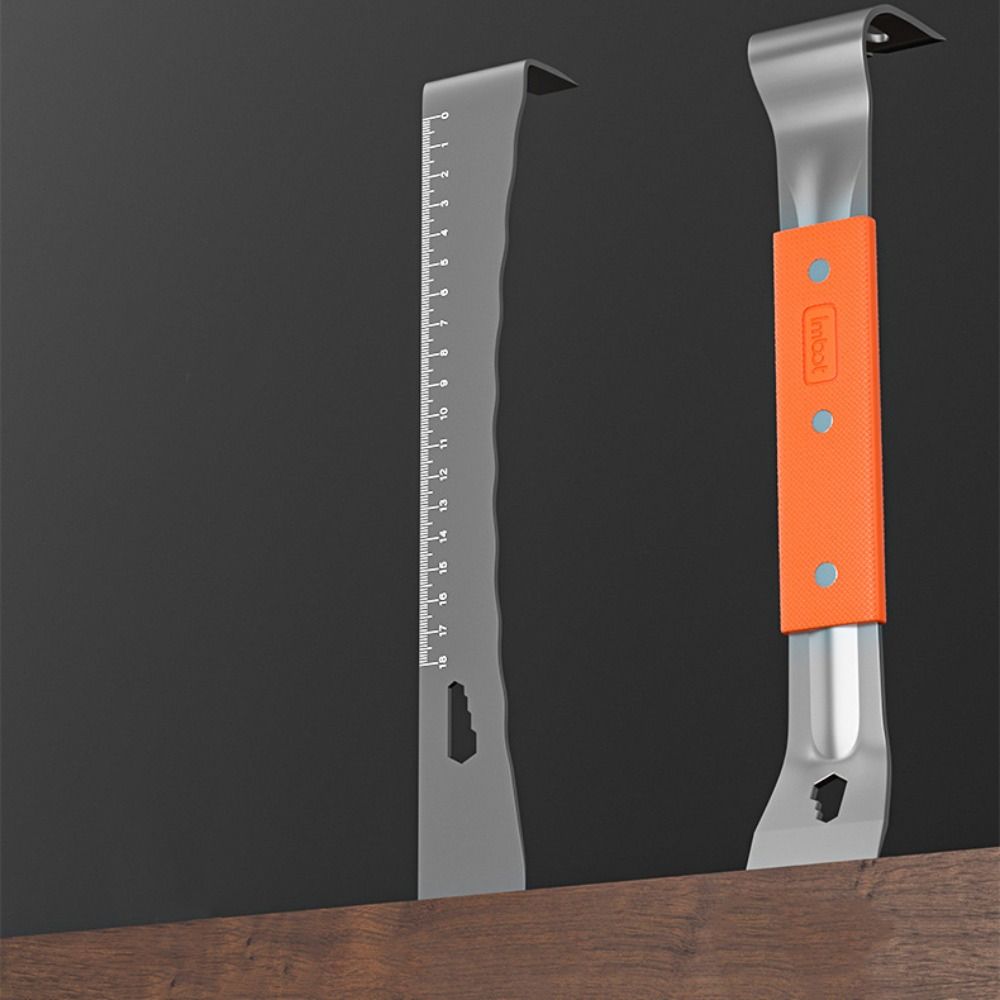 Nail Puller Stainless Steel Pry Bars Anti Slip Screwdriver Manual Tool Woodworking