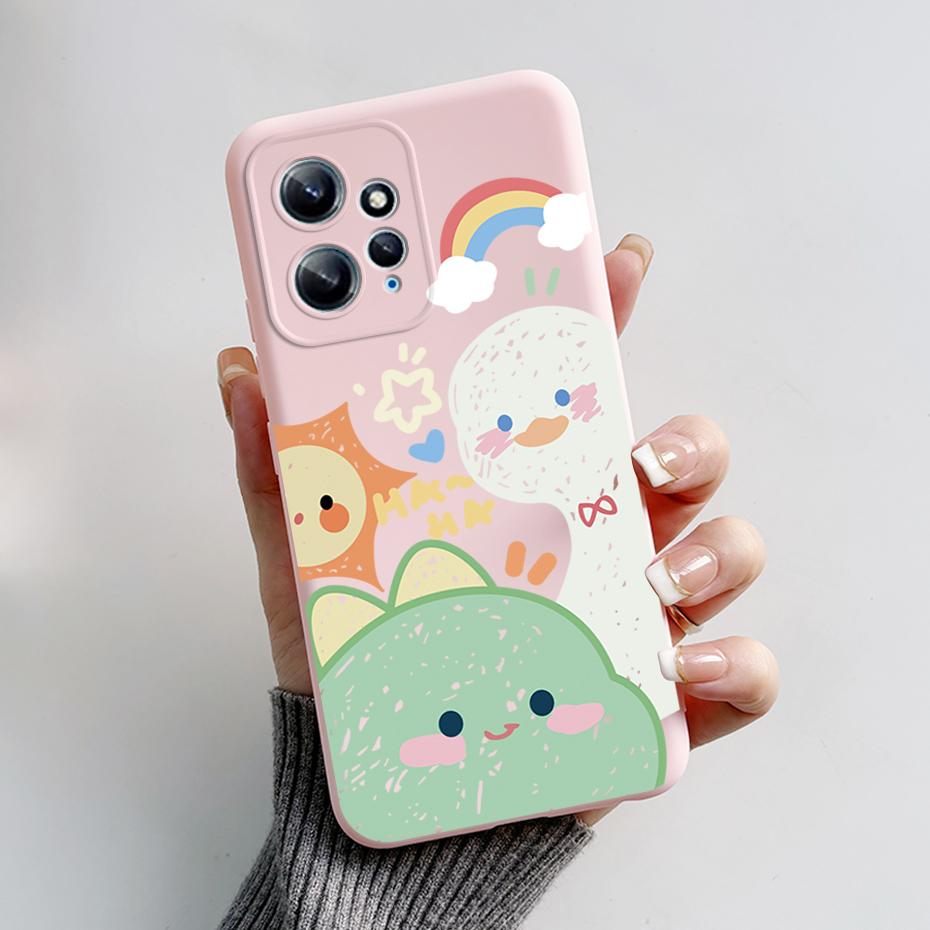 Case For Xiaomi Redmi Note 12 12S 4G 5G Patterned Full Protection Soft Silicone Stylish Cartoon Cover For Redmi Note 12 S Funda