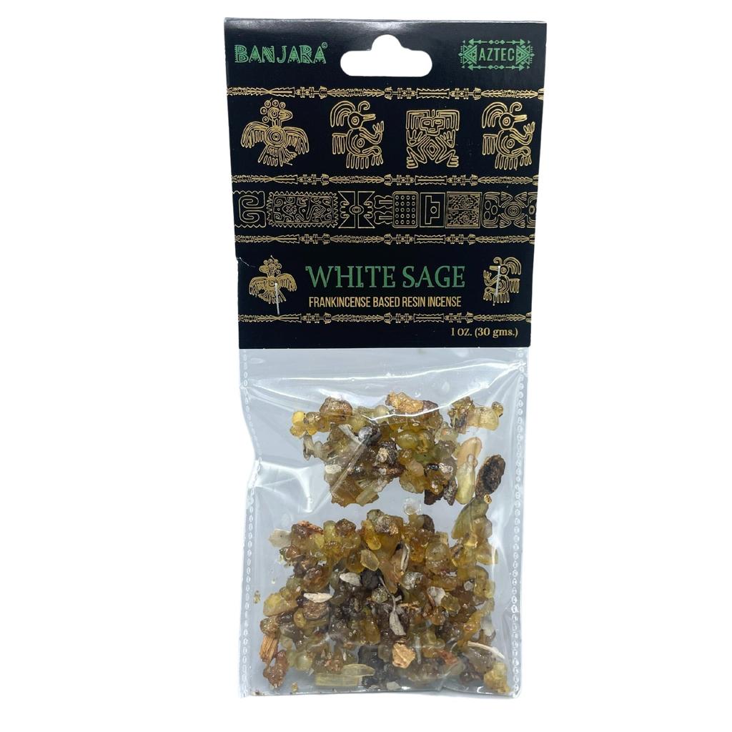 White Sage Resin Incense - Banjara