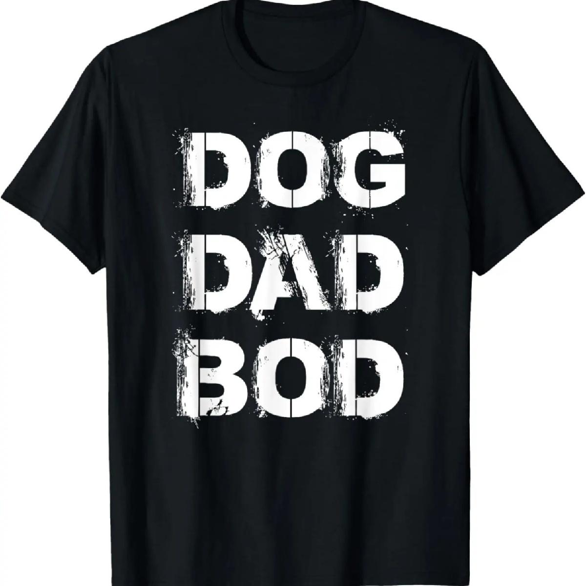 

Funny Pet Owner Fitness Shirt Dog Dad Bod T-Shirt XXXXXL різнокольоровий