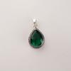 Chrome Diopside Gemstone 925 Sterling Silver Handmade Silver Chain Pendant 1.3" For Gift APP-3-15