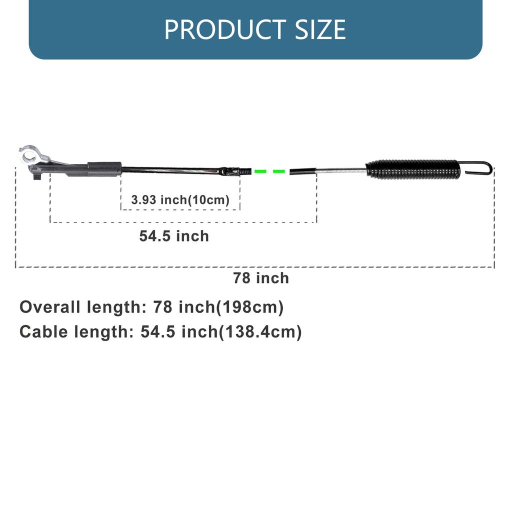 Bremszug 133-1998 Für Toro 30 Zoll Timemaster 20976 20978 21200 21810 21811 Rasenmäher Messerkupplung Ersatz